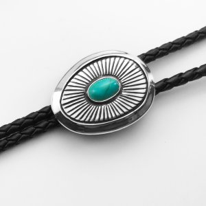 画像: ボロタイ ターコイズ・シルバー/Bolo Tie