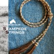 画像1: ハット用 あご紐 ホースヘアー 馬毛 スタンピード ストリングス ブラウン・ナチュラル/M&F Western Products Horse Hair Stampede Strings
