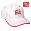 画像1: トニーラマ ブーツ キャップ（ホワイト・ピンク）/Tony Lama Boots Cap