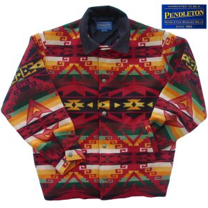 画像: ペンドルトン ウール ウエスタン ジャケット（レッド・ブラック）L/Pendleton Wool Jacket