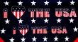 画像3: ハバハンク バンダナ アイ❤ラブ U.S.A アメリカ国旗 星条旗 ★スター ❤ハート/HAV-A-HANK Bandana I LOVE THE U.S.A