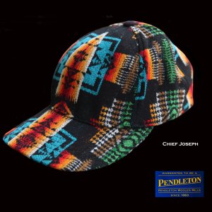 画像: ペンドルトン チーフジョセフ キャップ(ブラック)/Pendleton Wool Cap(Chief Joseph/Black)