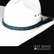 画像1: ホースヘアー 馬毛 ウエスタン ハット バンド（ターコイズ）/Horse Hair Hat Band(Turquoise)