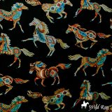 画像: オースティン アクセント シルク ワイルドラグ（カウボーイ大判スカーフ）フェザーホース/Austin Accent Inc.100% Silk Wild Rags