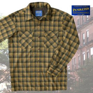 画像: ペンドルトン ウールシャツ ボードシャツ ブロンズ・チャコールオンブレ S/Pendleton Board Shirt(Bronze Charcoal Ombre)