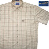 画像: ペンドルトン 半袖 コットン シャツ（タン）大きいサイズ/Pendleton Shortsleeve Shirt(Tan)