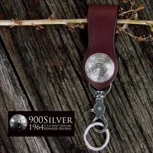 画像: ファニー 50￠ケネディー 1964年 ループ キーホルダー（レッド）/Funny 50￠ KENNEDY Loop Key Holder(Red)