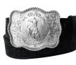 画像2: モンタナシルバースミス ウエスタン ベルト バックル サドル ブロンコ/Montana Silversmiths Western Belt Buckle Saddle Bronc