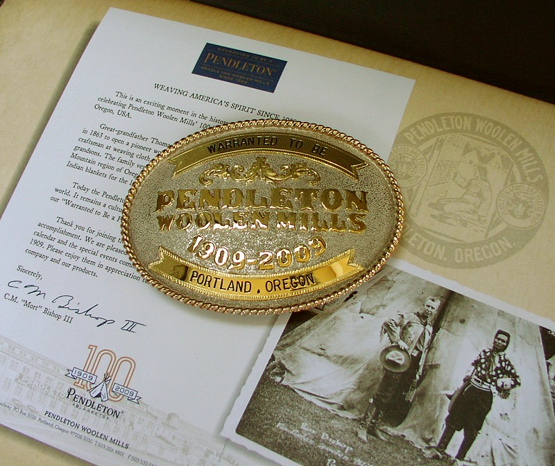 画像: ペンドルトン バックル ハンドメイド リミテッドエディション（100周年記念限定）/Pendleton Limited Edition Belt Buckle