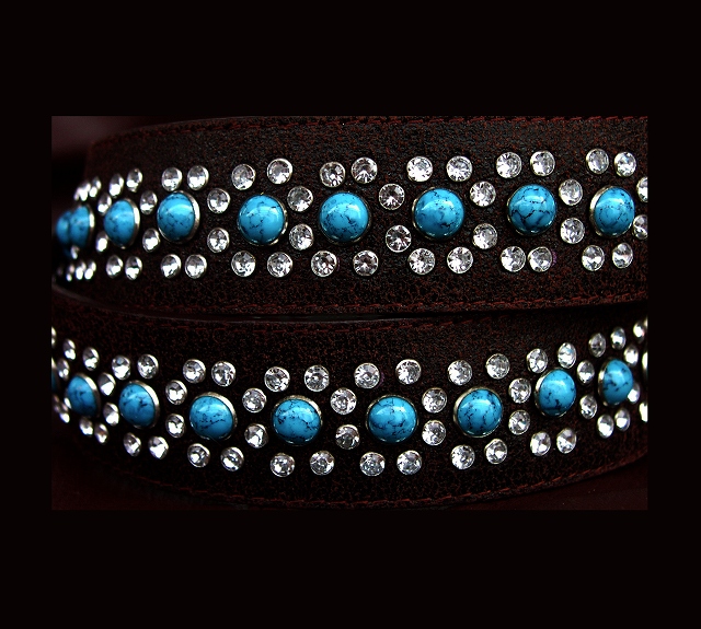 画像: ラインストーン ウエスタン ビンテージ ベルト/Rhinestone Western Vintage Belt