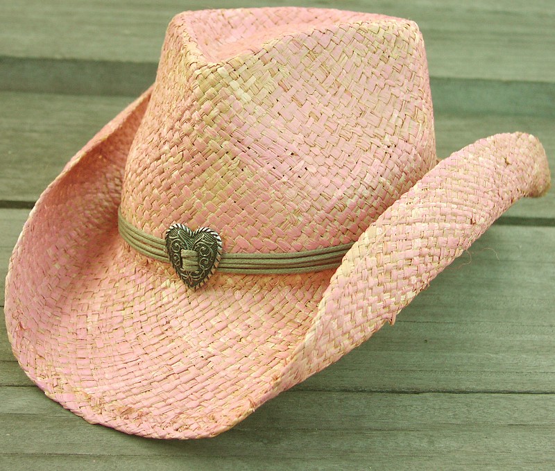 画像: ピンク ストロー ハット/Pink Straw Hat(Women's)