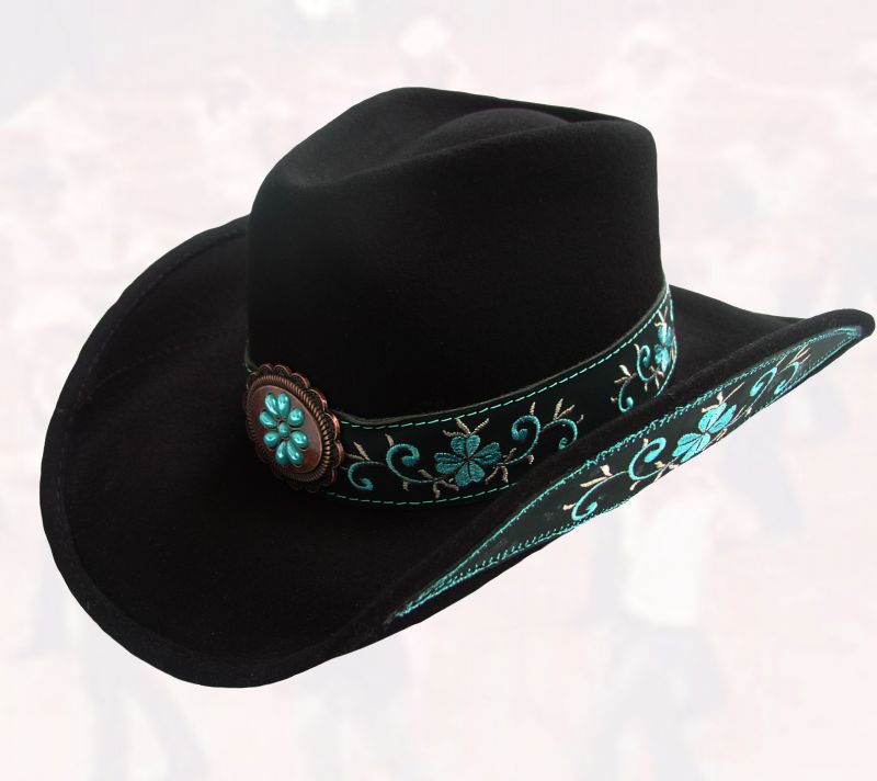 画像: ブルハイド カウガール ウール ハット オールフォーグッド（レディース・ブラック）/Bullhide Wool Cowgirl Hat(All For Good/Black)