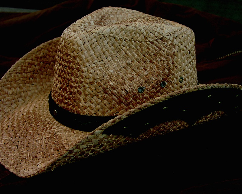画像: ウエスタンストローハット（コーヒーブラウン×ブラック）/Western Straw Hat(Coffee Brown×Black)