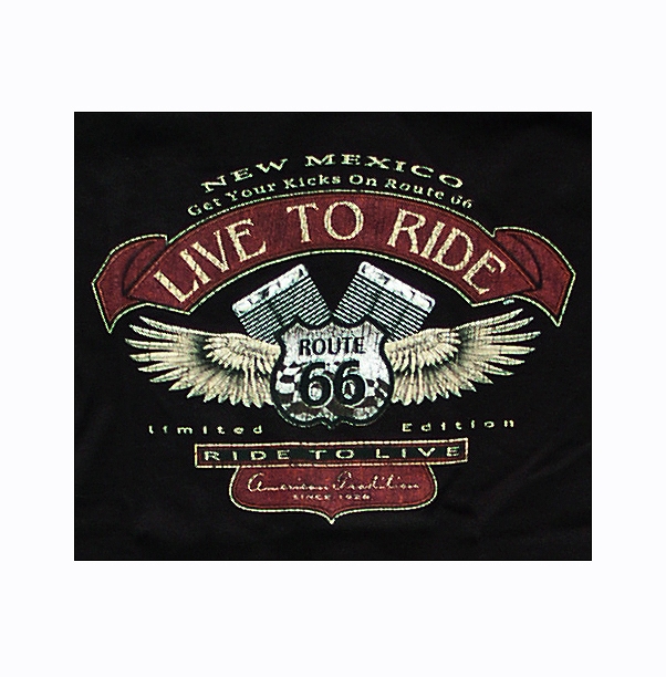 画像: ルート66 半袖Tシャツ（ブラック）/T-shirt Route66