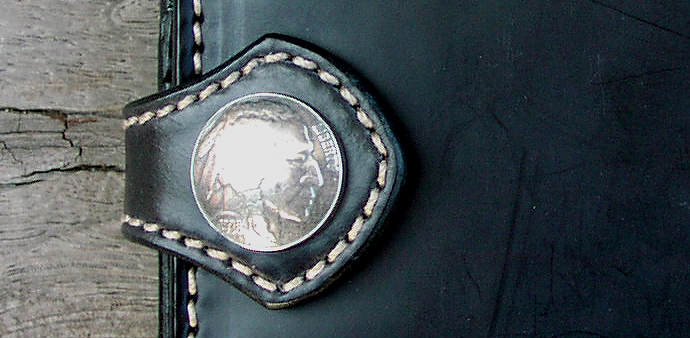 画像: ファニー コインヘッドビルフォード（コードバン/ブラック）/Funny Coin Head Billfold(Cordovan/Black)