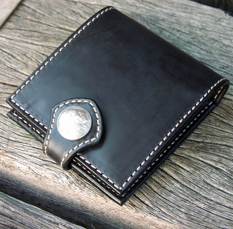 画像: ファニー コインヘッドビルフォード（コードバン/ブラック）/Funny Coin Head Billfold(Cordovan/Black)