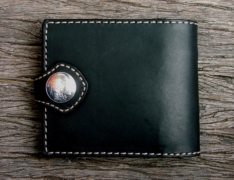 画像: ファニー コインヘッドビルフォード（ブラック）/Funny Coin Head Billfold(Black)