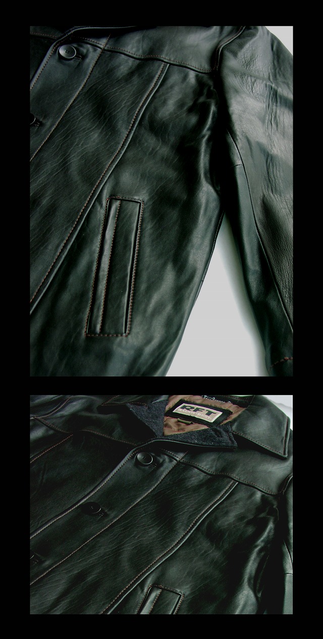 画像: レインフォレスト レザー カーコート（ブラック）/RFT RAINFOREST Smooth Lamb Leather Car Coat (Black)