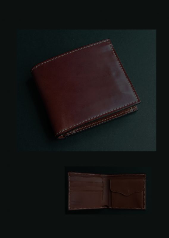 画像: ファニー ビルフォード コードバン（ブラウン）/Funny Billfold Cordovan(Brown)