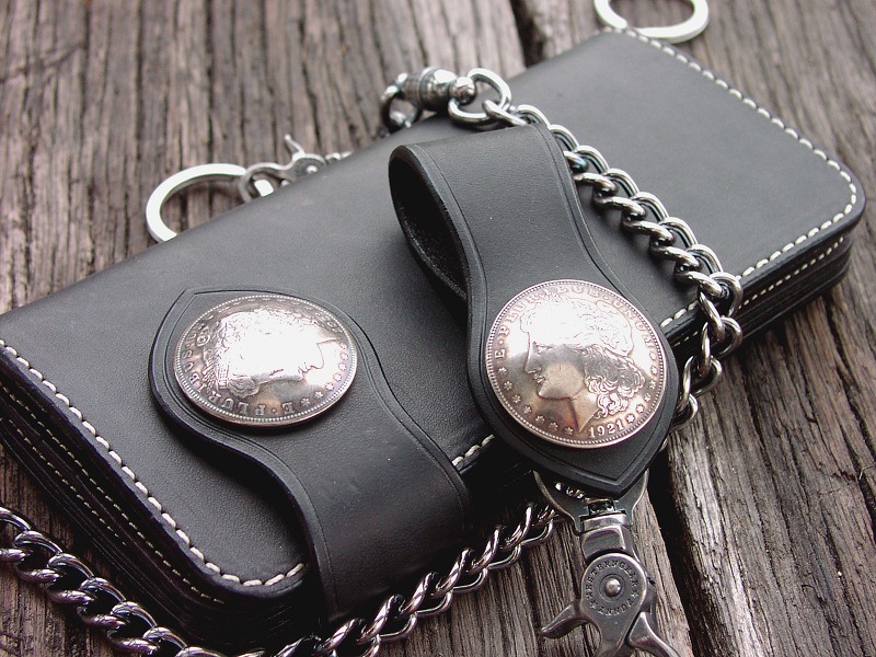 画像: ファニー ライダースウォレット（ブラック）/Funny Rider's Wallet 1$Morgan(Black)