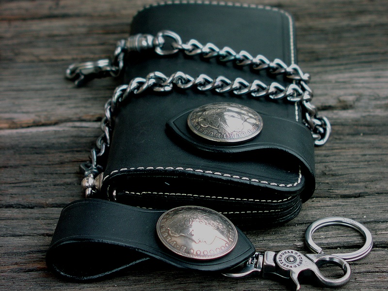 画像: ファニー ライダースウォレット（ブラック）/Funny Rider's Wallet 1$Morgan(Black)