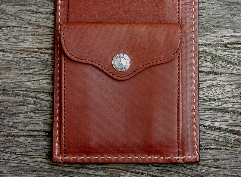 画像: ファニー コインヘッドビルフォード（ブラウン）/Funny Coin Head Billfold(Brown)