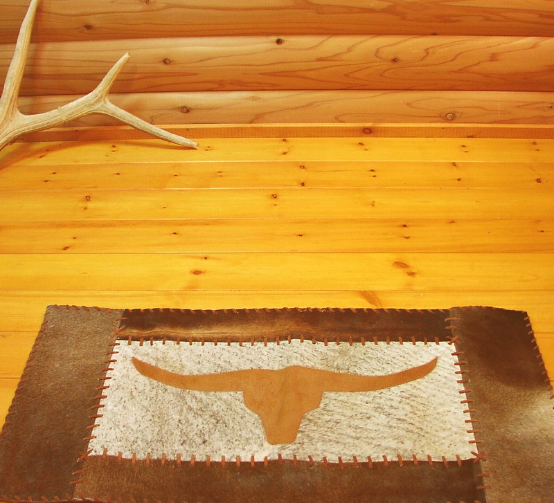 画像: 牛毛皮 ウエスタン ラグ（テキサスロングホーン）/Cowhide Long Horn Rug