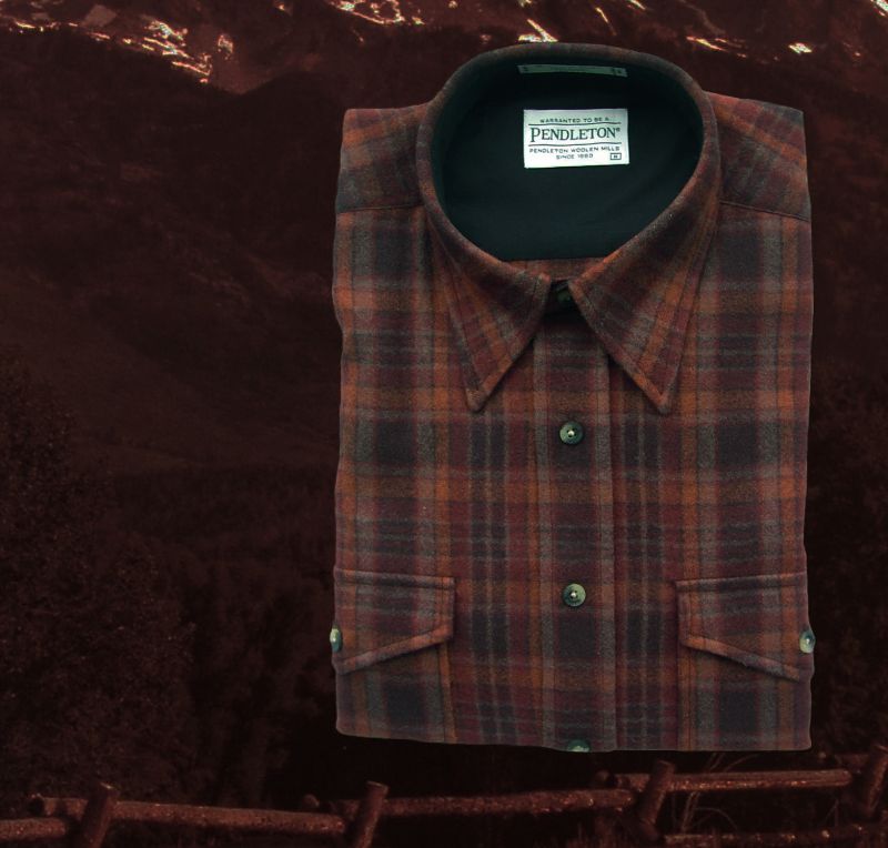 画像: ペンドルトン アウトドア シャツ（ラスト プラッド）大きいサイズ 2XL（身幅約71cm）/Pendleton Outdoor Shirt