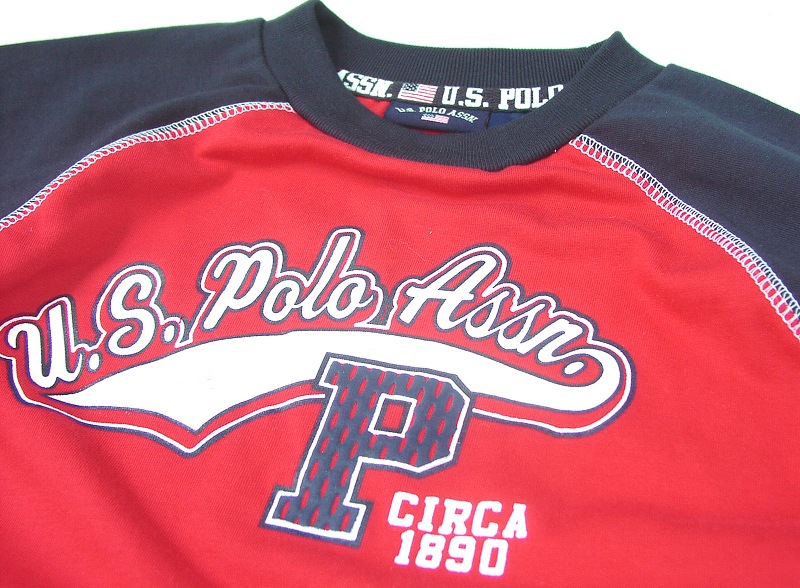 画像: Tシャツ（レッド・ネイビー）・The United　States Polo AssociationTシャツ（レッド・ネイビー）・The United　States Polo Association