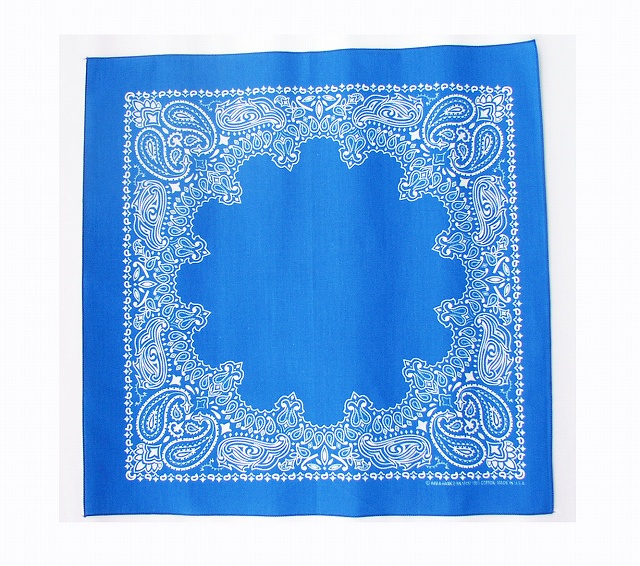 画像: バンダナ ハバハンク HAV-A-HANK ペイズリー（ブルー・ホワイト）/Bandana Paisley Blue White