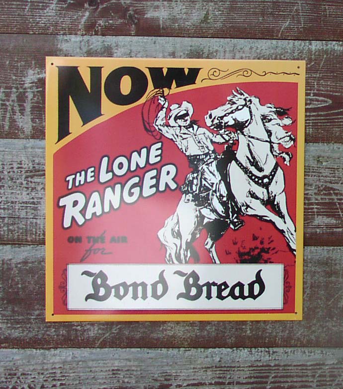 画像: TIN サインボード(Bond Bread)/TIN Advertising Sign
