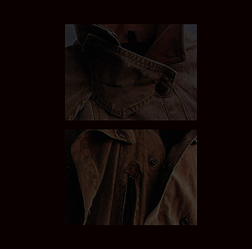 画像: レザーカラー ウォッシュドキャンバスジャケット/Leather Collar Washed Canvas Jacket