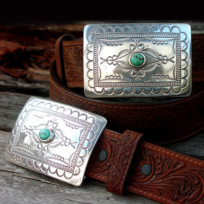TONY LAMA Western Design Leather Belt
