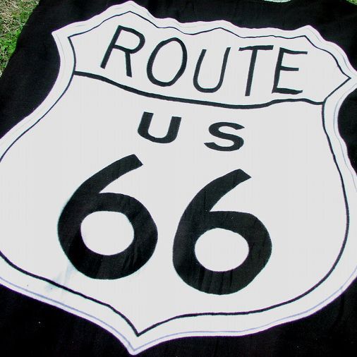 画像1: ルート66 フリース/Route66 Fleece Throw