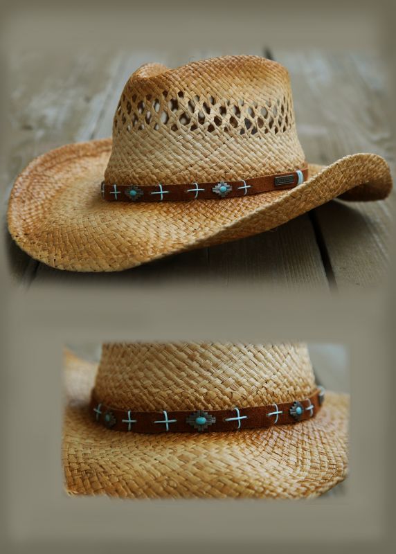 画像: ウエスタン ストロー ハット（ナチュラル）/ Western Raffia Straw Hat(Natural)