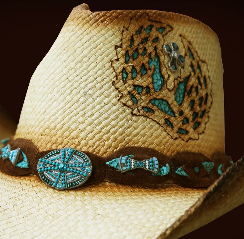 画像: ブルハイド ウェスタンストローハット（ホープ ハズ ウイングス）/BULLHIDE Western Straw Hat HOPE HAS WINGS(Natural)