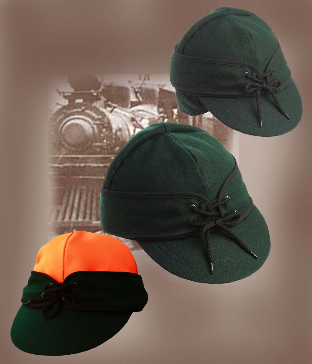 画像: アメリカン レイルロード キャップ（リバーシブル グリーン/グリーン・オレンジ）/Railroad Cap(Green/Green Orange)