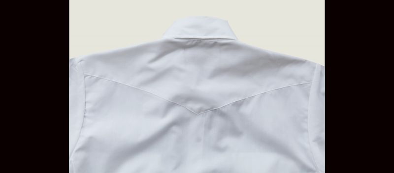 画像: パンハンドルスリム ウエスタンシャツ（ホワイト・無地/半袖）/Panhandle Slim Short Sleeve Western Shirt