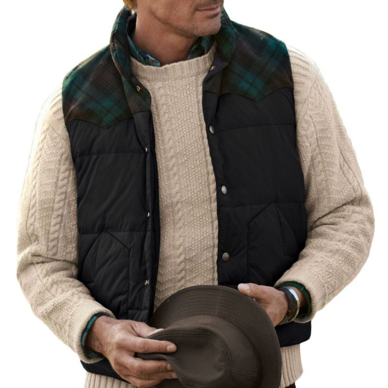 画像: ペンドルトン レッドウッド ダウン ベスト ブラウンウォッチタータン/Pendleton Down Vest