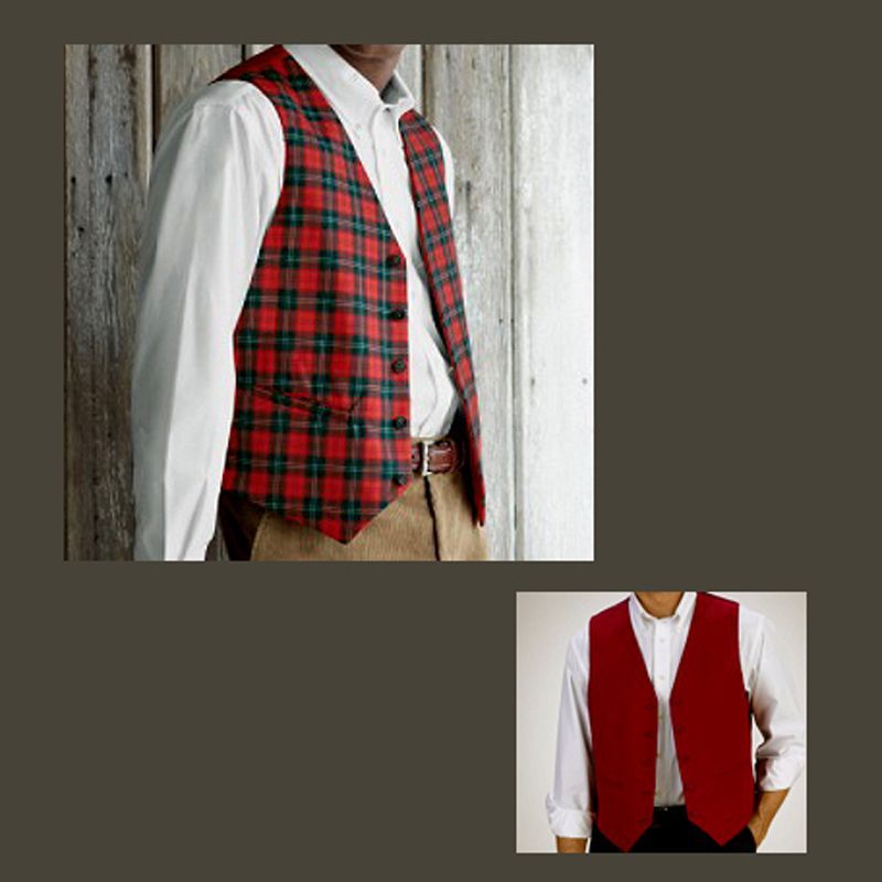 画像1: ペンドルトン リバーシブル ベスト（レッド・グリーン）/Pendleton Vest(The Lennox Tartan)