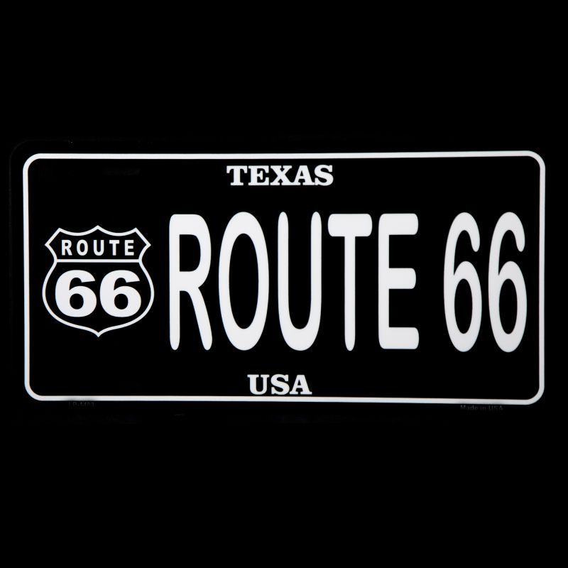 画像1: ルート66 テキサス U.S.A ライセンスプレート/License Plate