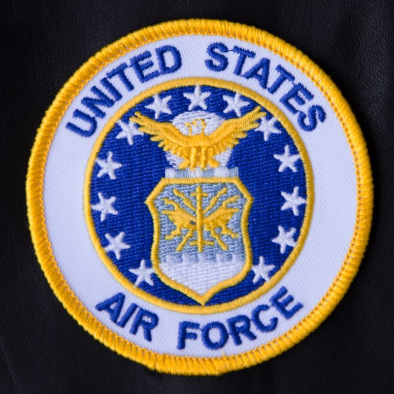 画像1: ワッペン UNITED STATES AIR FORCE ホワイト/Patch