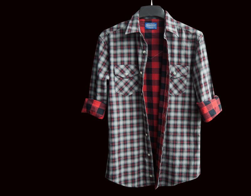 画像: ペンドルトン ダブルフェイス ビンテージフィット ストリートシャツ（長袖）S/Pendleton Long Sleeve Double Face Street Shirt(Black Red Soft Plaid)