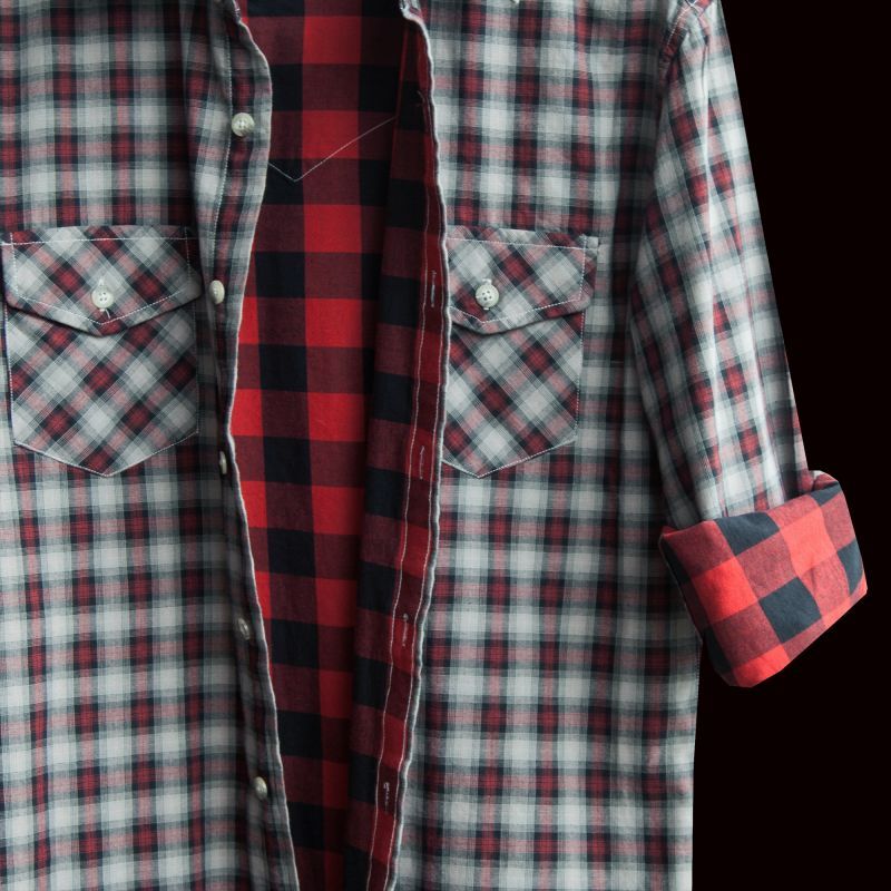 画像2: ペンドルトン ダブルフェイス ビンテージフィット ストリートシャツ（長袖）S/Pendleton Long Sleeve Double Face Street Shirt(Black Red Soft Plaid)