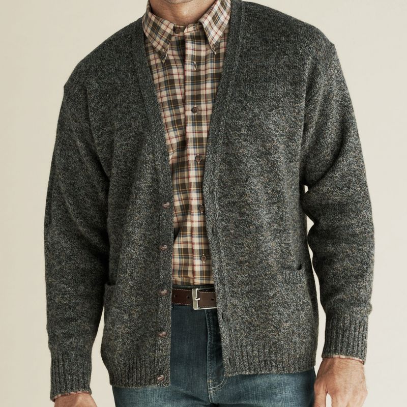 画像: ペンドルトン シェトランド ウール カーディガン（エバーグリーン・ブラック）S/Pendleton Shetland Wool Cardigan