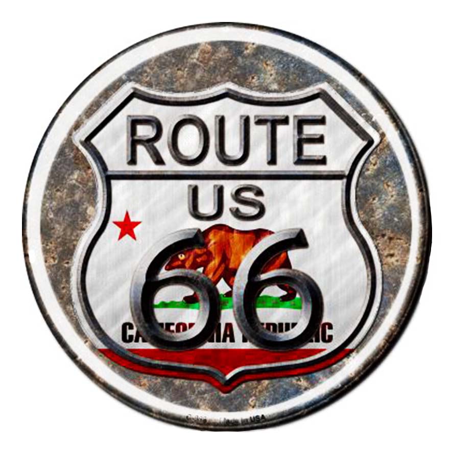 画像: ルート66 カリフォルニア リパブリック メタルサイン/Metal Sign Route 66 California Republic　  