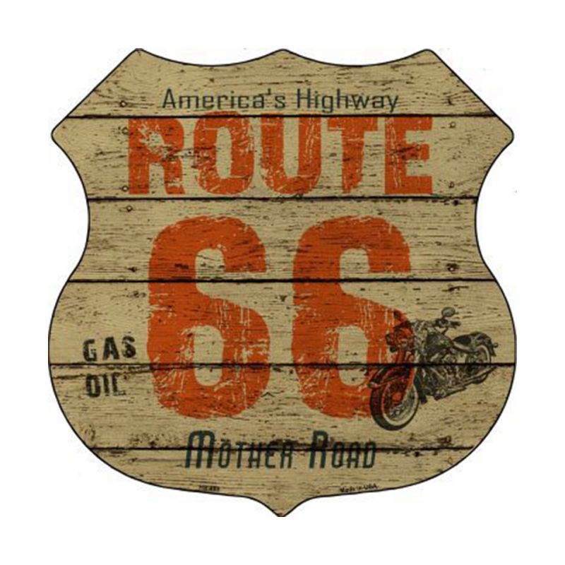 画像: ルート66 ヴィンテージ ハイウエイ メタルサイン/Metal Sign Route 66