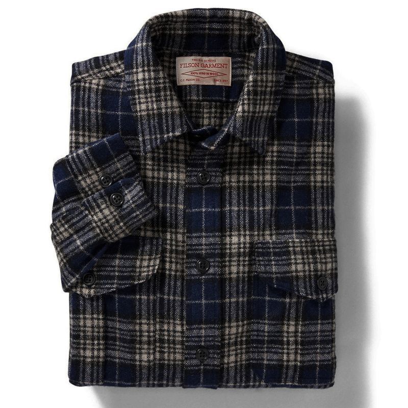 画像: フィルソン ノースウエスト ウールシャツ（ダークブループラッド）/Filson Northwest Wool Shirt