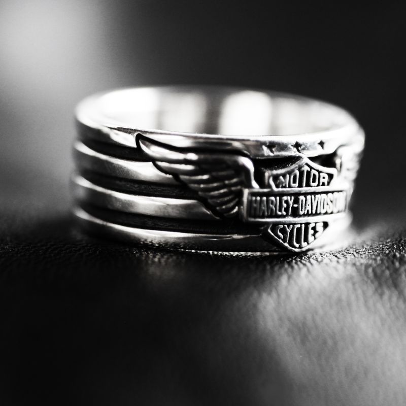 画像: ハーレーダビッドソン シルバーリング/Harley Davidson Sterling Silver Ring