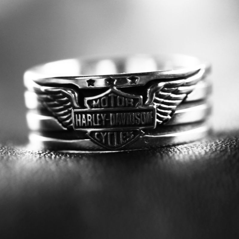 画像1: ハーレーダビッドソン シルバーリング/Harley Davidson Sterling Silver Ring